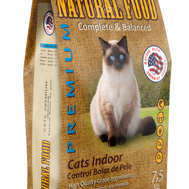 Natural Food Cat Adulto Indoor Premium 7,5 Kg