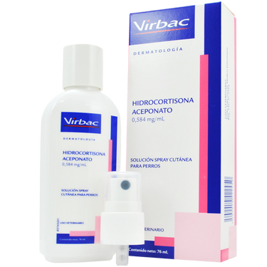 Hidrocortisona Aceponato en Spray Virbac 76 ml