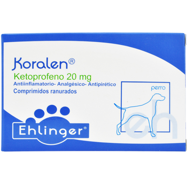 Koralen ketoprofeno 20 mg 10 comprimidos