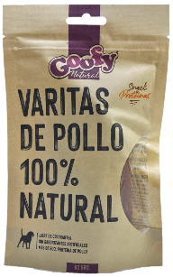 Snack Goofy Varita de pollo Natural 60 gr.