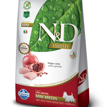 N&D Grain Free Perro Adult Mini Pollo y Granada 2,5 kg