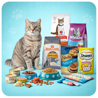 Alimentos y premios Gato