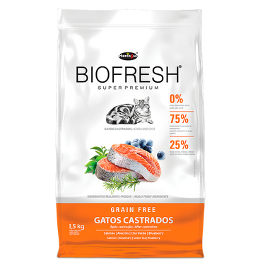 Biofresh Gato Castrado Salmón 7,5 kg