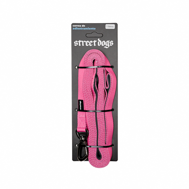 Correa Larga Adiestramiento Perros 5 mts Pink Street Dogs