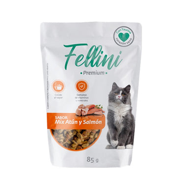 Fellini Mix de Atún y Salmón en Salsa 85 gr vcto 19/12/25