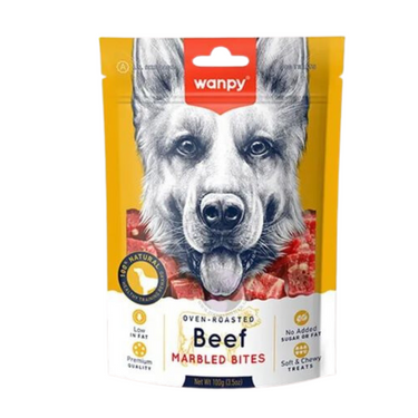 Wanpy Beef Marbled Bites para Perro 100 gr