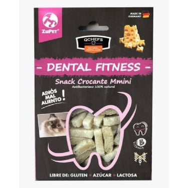 Qchefs Limpiador dental Snack Crocante Mmini Gato 60 grs