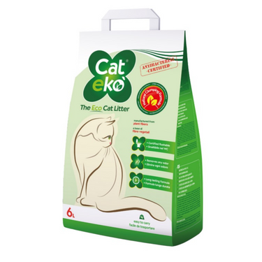 Arena Sanitaria Ecológica Cat Eko para Gatos 3 Kg