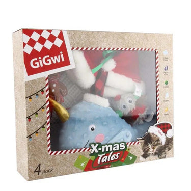 Pack Navideño 4 piezas Gato Gigwi