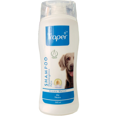 Shampoo Hipoalergénico Melón Traper 260 ml vcto 01/01/25