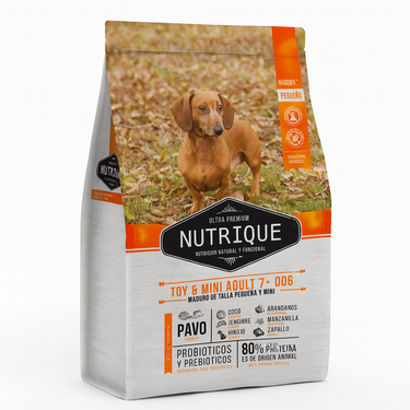 Nutrique Toy & mini adult 7+ dog 3kg