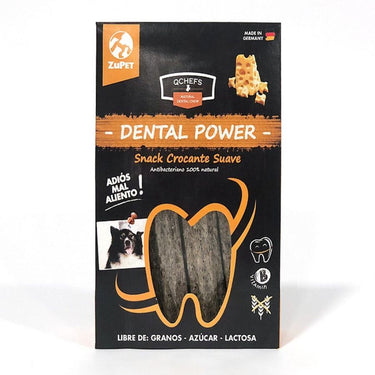 Qchefs Limpiador dental Snack Crocante Suave Perro 75 grs