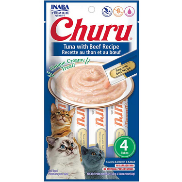 Churu Atun con Carne 4 tubos