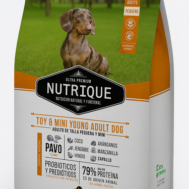 Nutrique Toy & mini young adult dog 7.5 kg