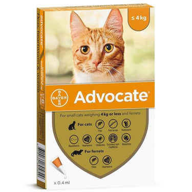 Advocate Antiparasitario interno y externo para gatos hasta 4 kg