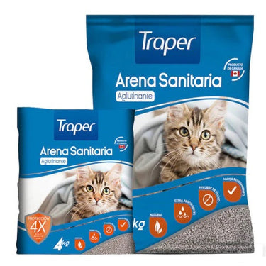 Arena Sanitaria Aglutinante Traper 18 kg