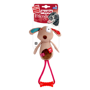 Juguete Gigwi Perro Plush Friendz con Johnny Stick