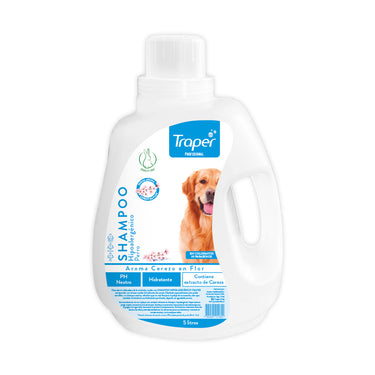 Shampoo Hipoalergénico Perro Adulto Cerezo 5 Lt.Traper