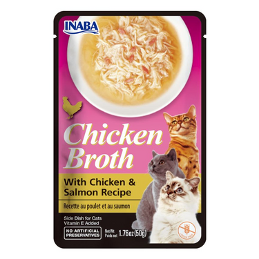 Chicken Broth Receta de Pollo y Salmón 50 gr