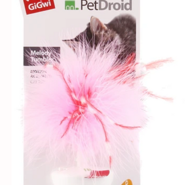 Juguete Interactivo Wobbler Feather Gato PET DROID sonido