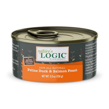 Natures Logic Lata Feline Duck & Salmon Feast 156 gr