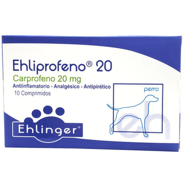 Ehliprofeno 20 mg Virbac 10 comprimidos