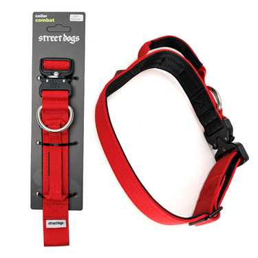 Collar Combat 4 cm para Perros Street Dogs Red L