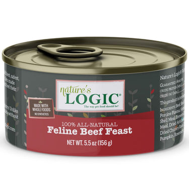 Natures Logic Lata Feline Beef Feast 156 gr