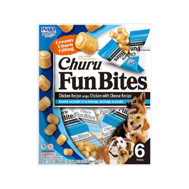 Churu Fun Bites Pollo y Queso para Perros 132 g