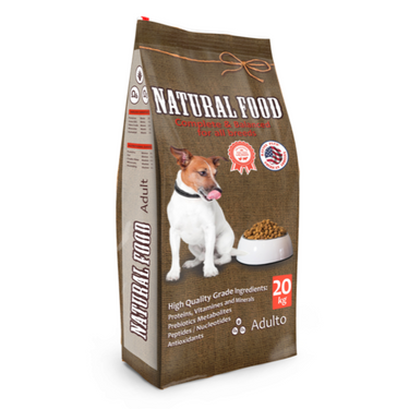 Natural Food Perros Adulto Criador Todas las Razas  20Kg