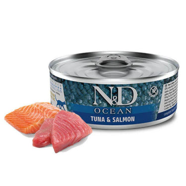 N&D Lata Ocean Feline Tuna & Salmon de 80 g