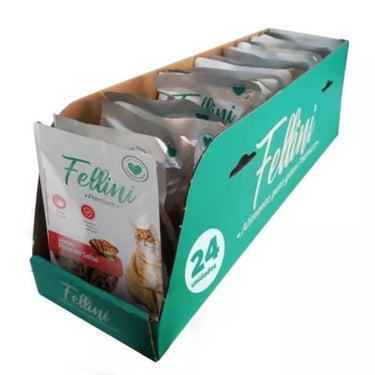 Fellini Pollo en Salsa 85gr caja de 24 unid
