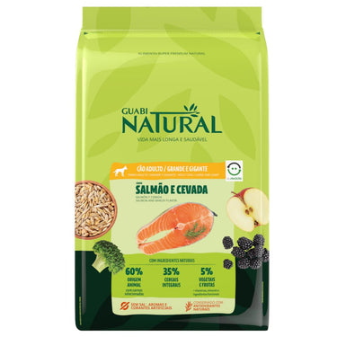 Guabi Natural Adulto Grande/Gigante Salmón y Cebada 12 kg