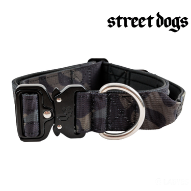 Collar Combat 4 cm para Perros Street Dogs Black Camo L