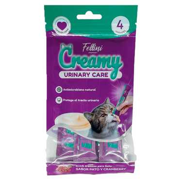 Fellini Creamy Urinary Care Pato y Cranberry 4 tubos