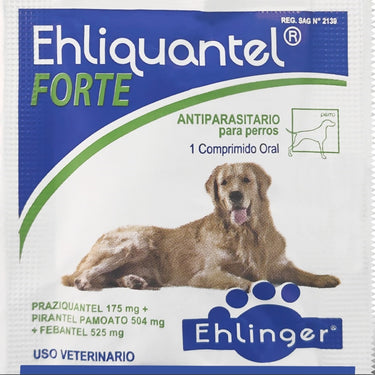 Ehliquantel Antiparasitario interno Perros 10 kg Virbac 1 comprimido