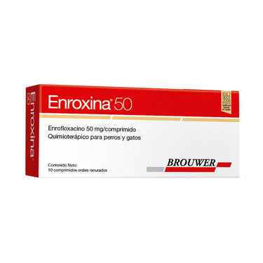 Enroxina 50 mg Brouwer 10 comprimidos