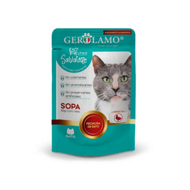 Gerolamo Salvatore Drink para gatos Pato 80g