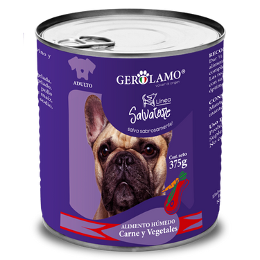 Gerolamo Salvatore Paté Perro Adulto Carne y Verduras 375g