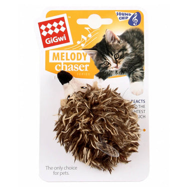 Juguete para gatos Erizo Melody Chaser con sonido Gigwi