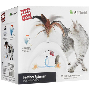 Juguete Interactivo Feather Spinner Gato