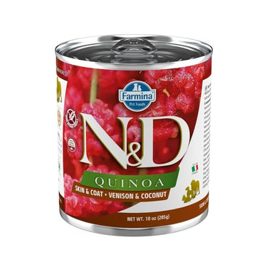 N&D Lata Prime Perro Quinoa Venado & Coconut 285 gr (vcto 06 2024)