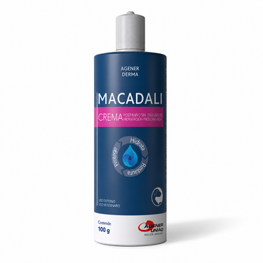Crema hidratante sin enjuague para perros y gatos con ceramidas y aceite de macadamia