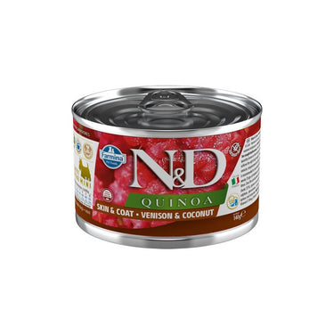 N&D Lata Perro Mini Quinoa Venado & Coconut 140 gr