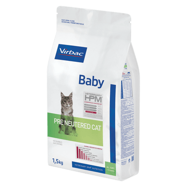 Saco de Alimento para gato Baby / gatito HPM Virbac 1,5 kilos