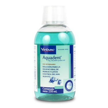 Aquadent Virbac Cuidado Oral Perros y Gatos 250 ml