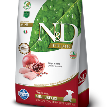 N&D Grain Free Puppy Mini Pollo y Granada 2,5 kg