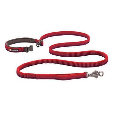 Correa Ruffwear Manos Libres Roamer Bungee ROJA 2,2 a 3,4mts