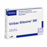 Rilexine 300 Virbac con cefalexina para perros en caja de 14 comprimidos.