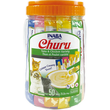 Churu Variedad Atún Pollo pack 50 tubos